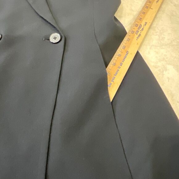 BABATON ARITZIA double -breasted Mini Dress Size 4 Black sleeveless pockets - Picture 9 of 12